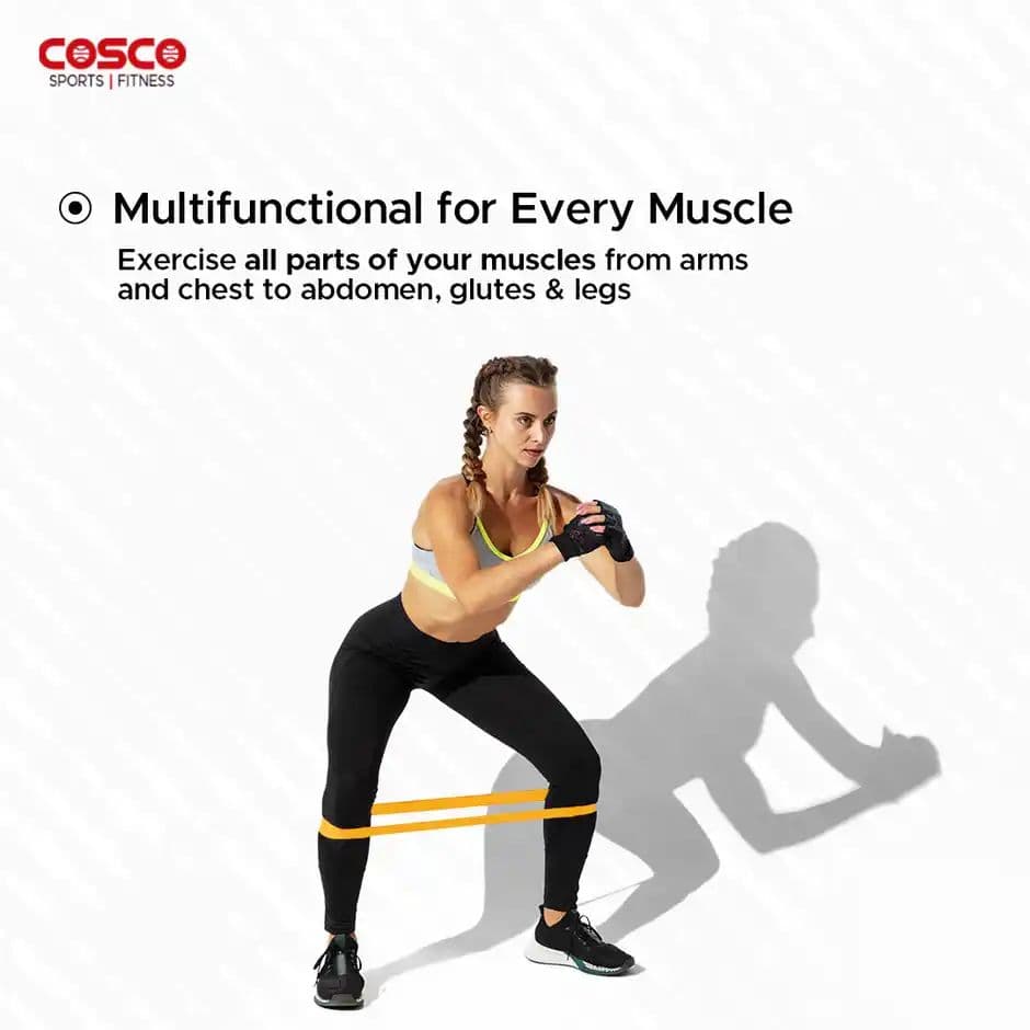 Cosco Stretch Resistance Band| Set Of 5|Made In India — photo 3