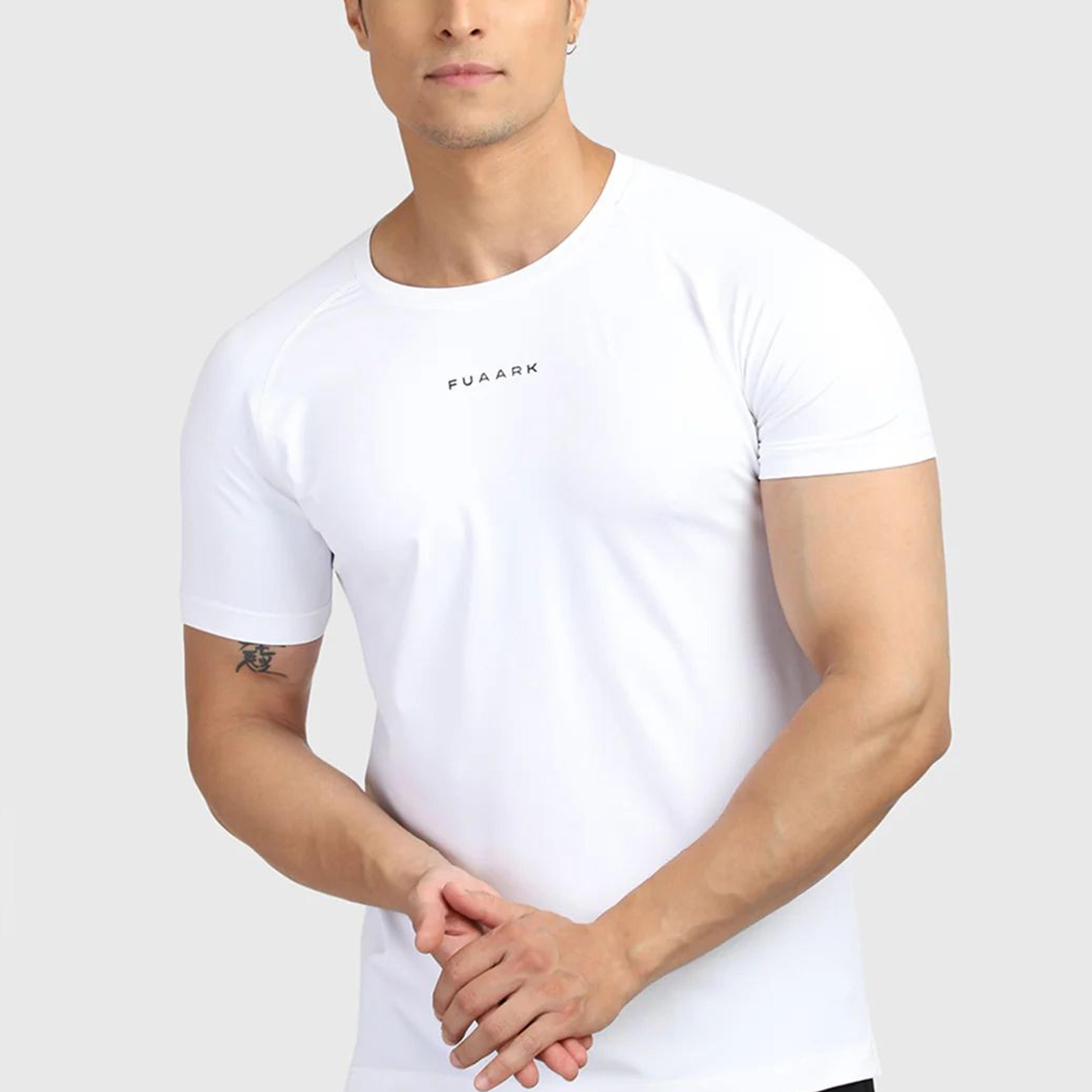 Sleek T-shirt White / Fuaark