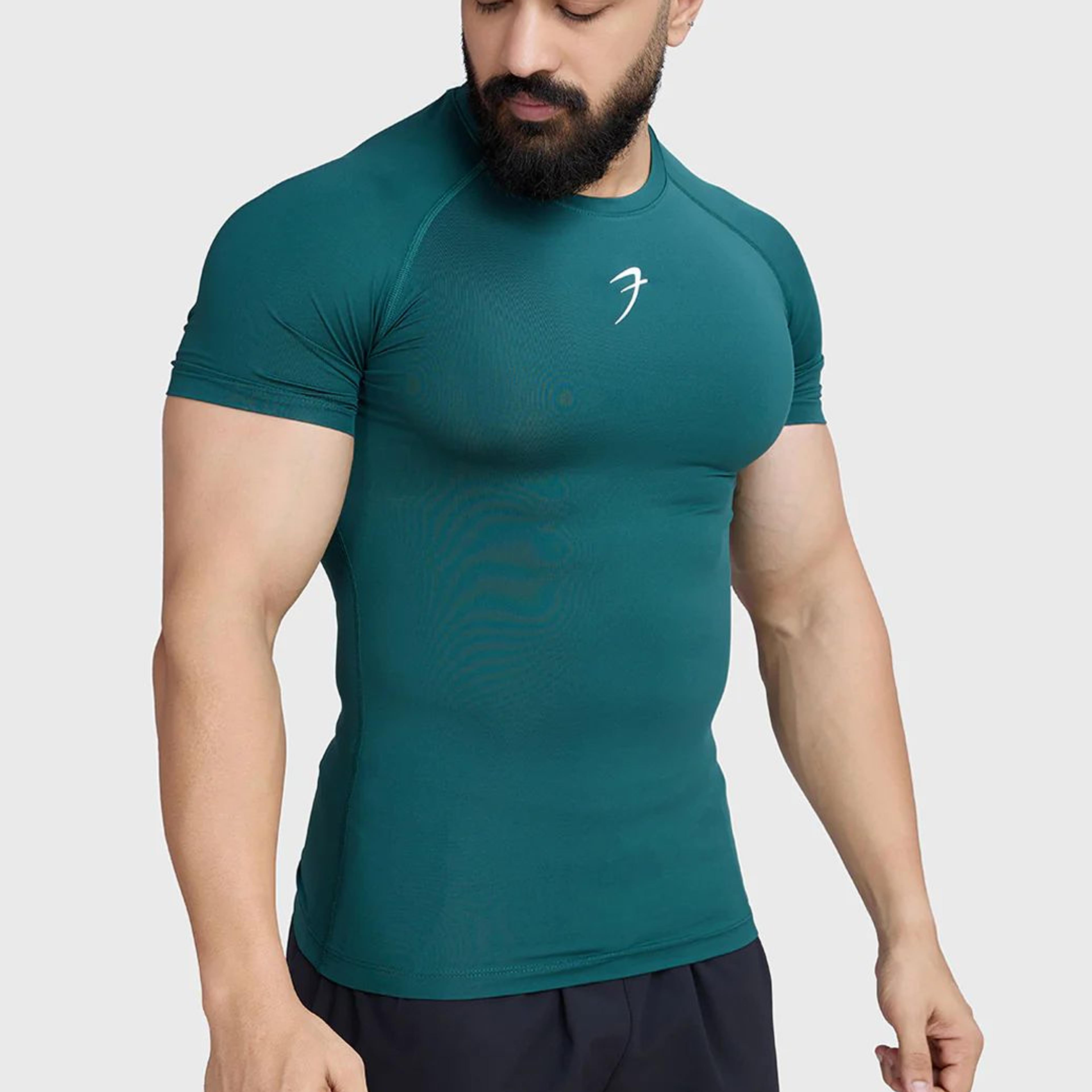 Compression T-shirt Emerald Green