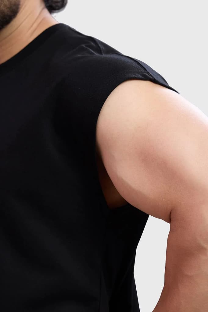 Ash Capsleeves Tank Black — photo 4