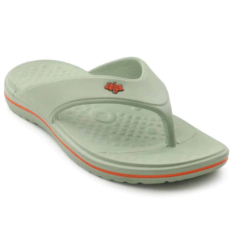 A-HA Casual Light Green Flip Flop For Men BEACHTIME By Liberty — 6/40 / Light Green
