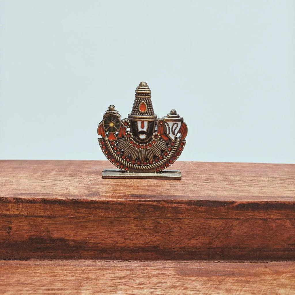 Divine Darshan – Tirupati Balaji Metal Idol — photo 2