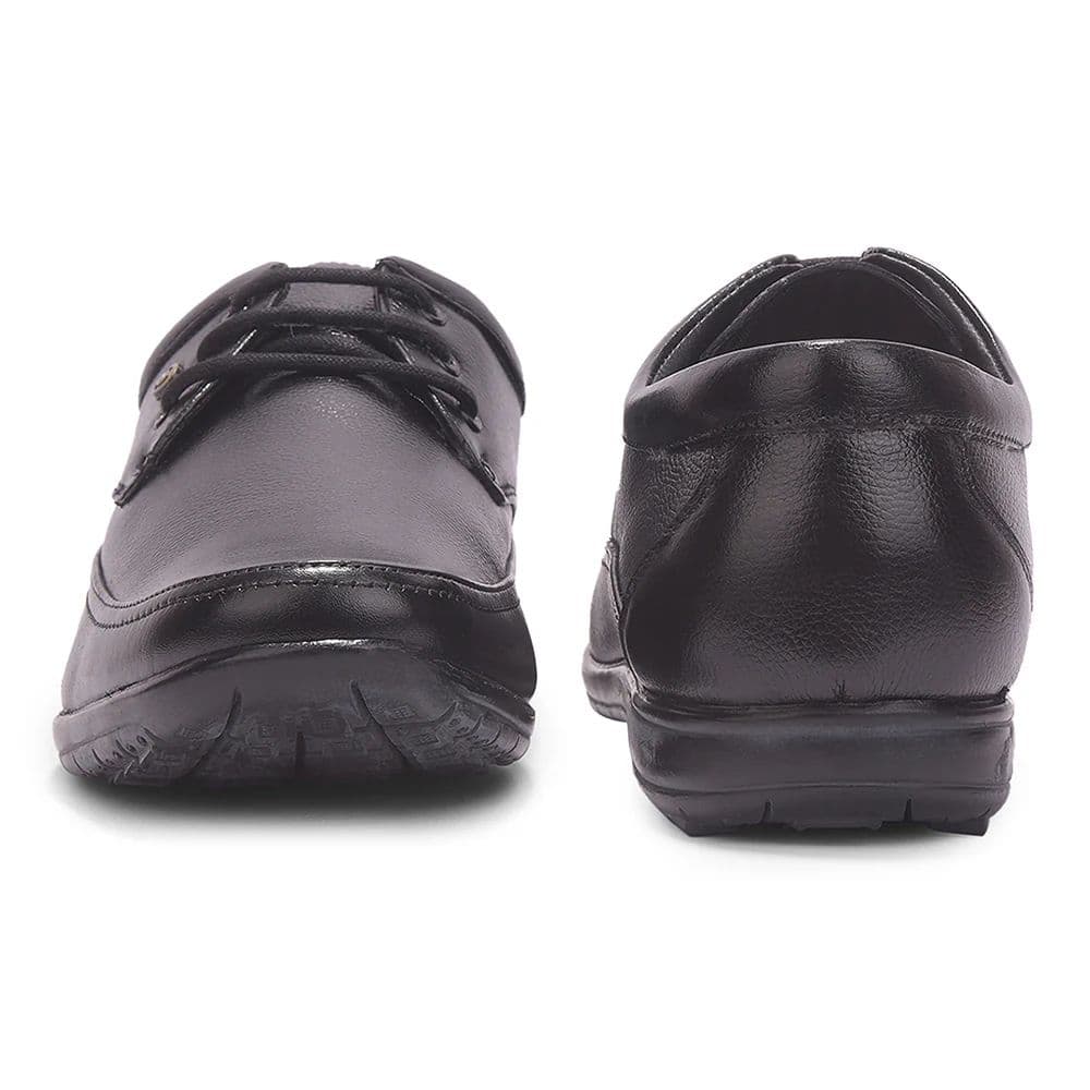 Healers Black Formal Lacing Derby Shoes For Men HA1-12 By Liberty — photo 6