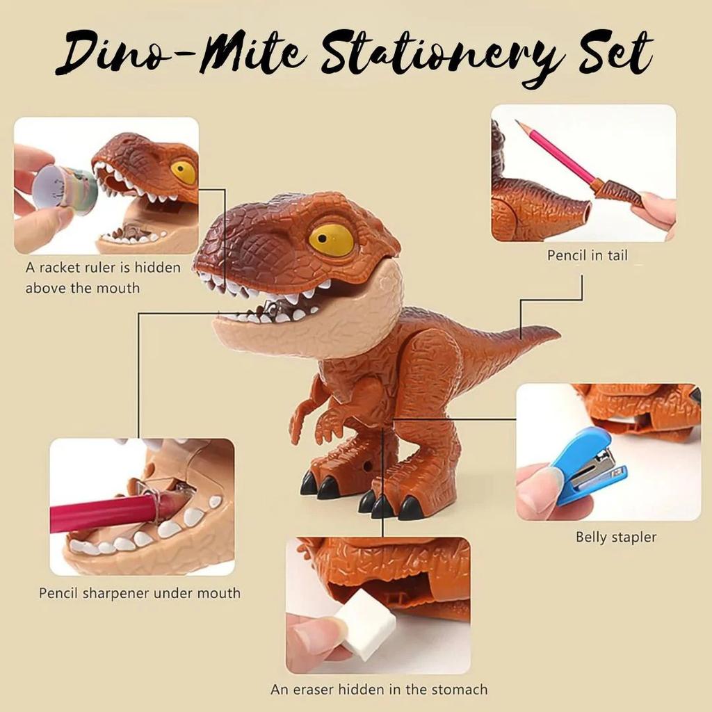 Dinosaur Stationery Set | 5-in-1 Versatile Stationery Collection — photo 4