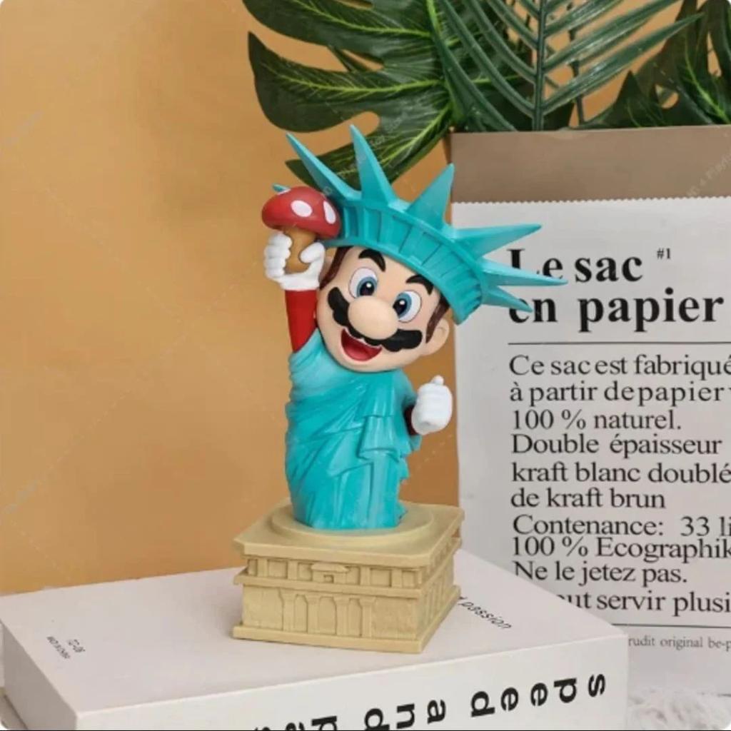 Super Mario Liberty Figure – PVC Crossover Collectible (20cm)