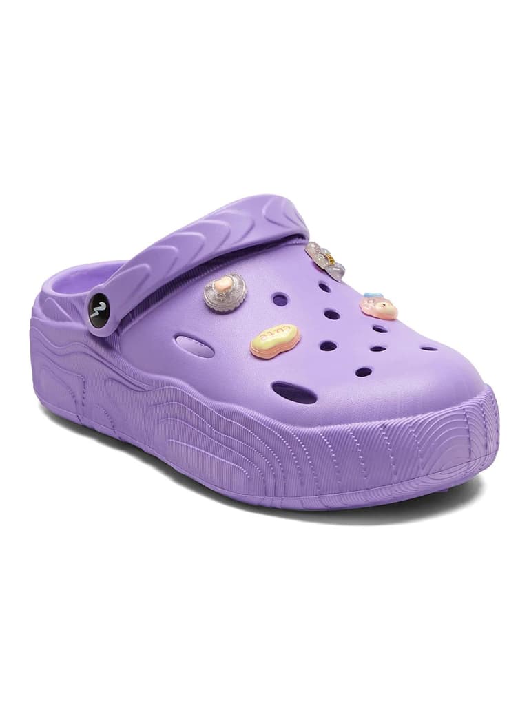 GCW-7003 Purple Women's Clogs — Purple / 4