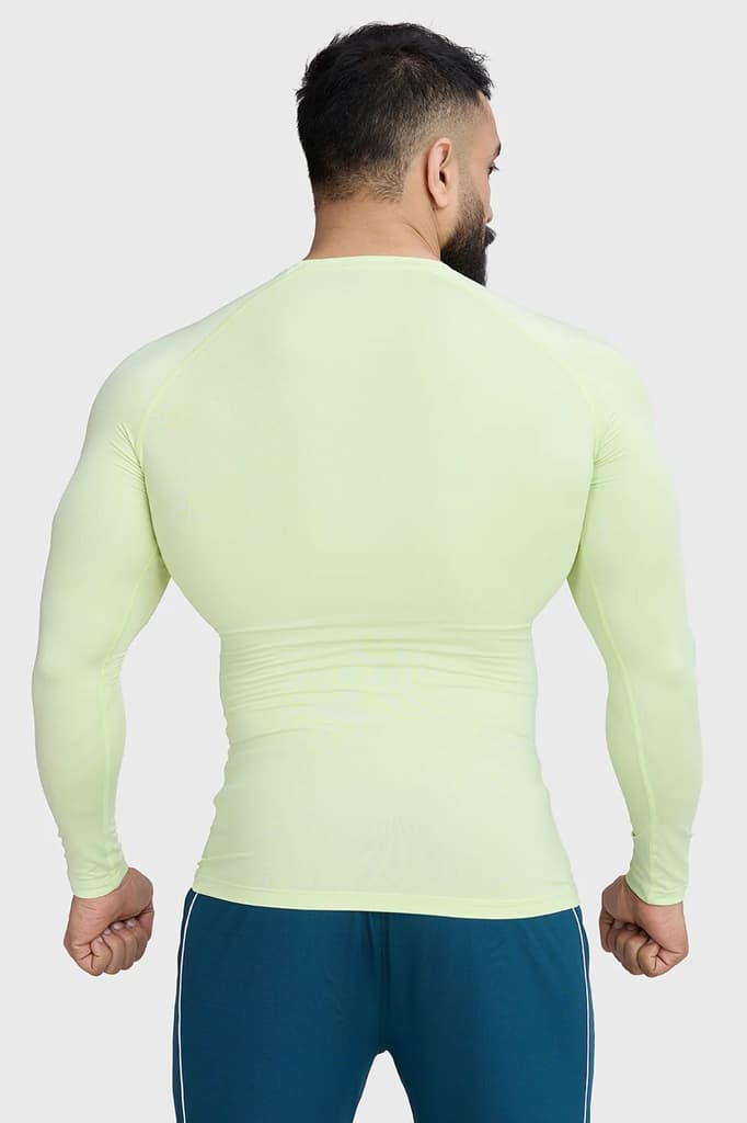 Compression Fullsleeves T-shirt Lime — photo 4