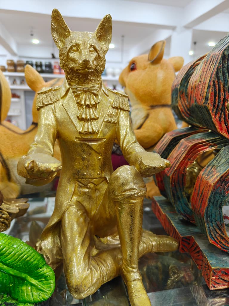 Gold Statue of a Man | Sculpture | Gold | Art Deco