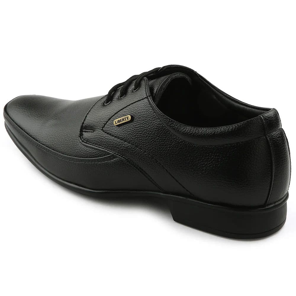 Fortune Black Formal Lacing Oxford Shoes For Men H202-01 By Liberty — photo 6