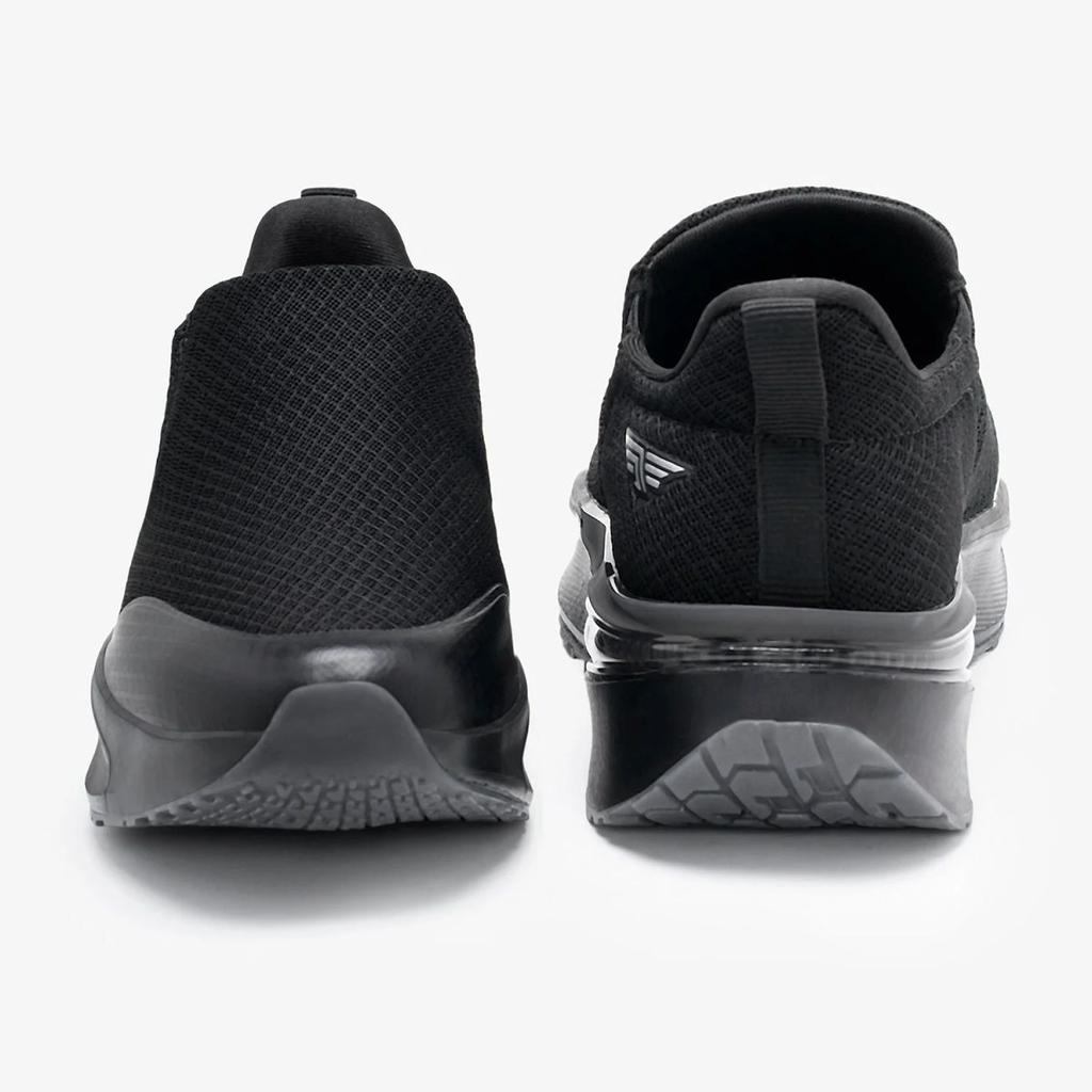 Walking Slip-On Shoes for Men in Full Black | Low-Cut Comfort Shoes. — photo 4