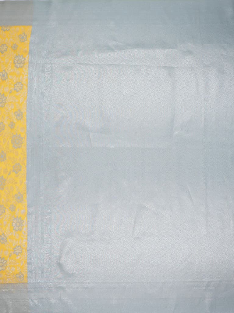 Mimosa Women's Woven Design Kanjivaram Style Art Silk Saree With Blouse Piece : SA00002003YLWFREE — photo 8