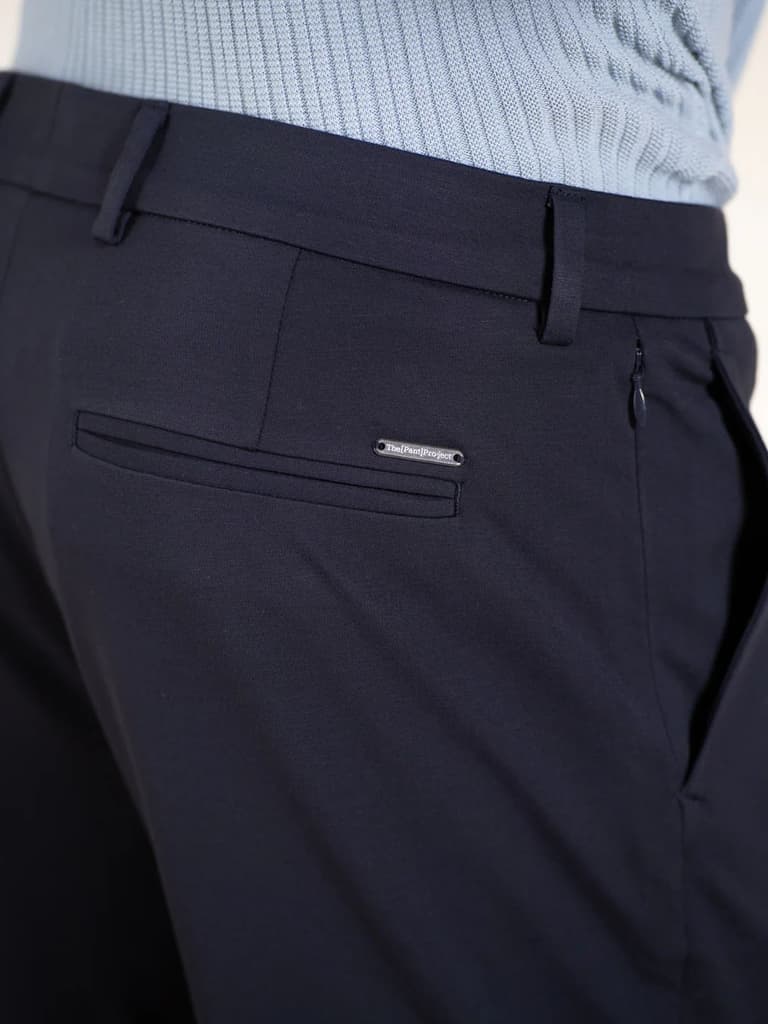 Malai Navy Soft-touch Slim Fit Power Stretch Pants — photo 8