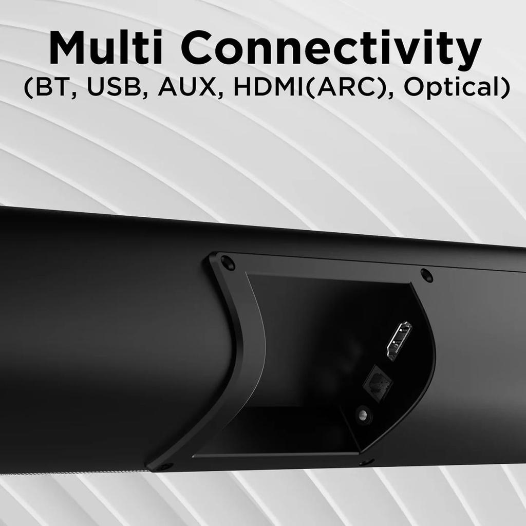 boAt Aavante Bar Aroha | Bluetooth Soundbar with Wired Subwoofer, 100W RMS Sound, 2.1 channel, Multiple EQ Modes, Bluetooth v5.3, USB, AUX, HDMI (ARC) — photo 3
