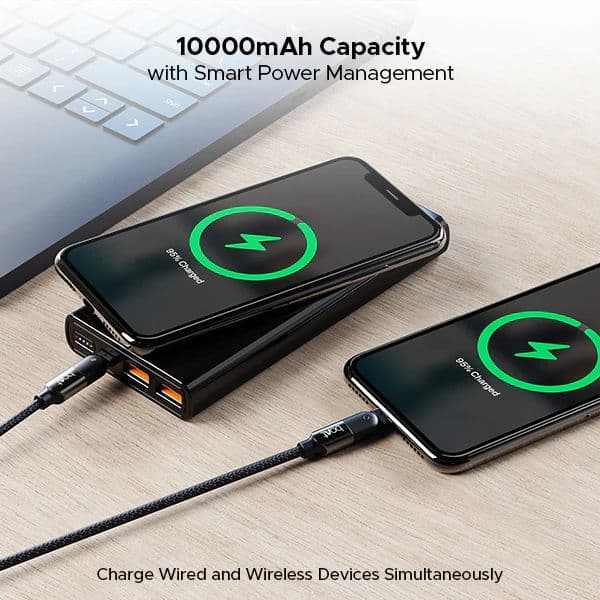 boAt EnergyShroom PB310 Wireless Pro | Powerbank with 15W Wireless Charging, 22.5W Wired Fast Charging, 12 Layer Smart IC Protection — photo 5