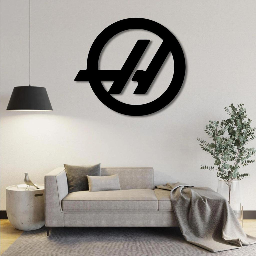 HAAS F1 TEAM LOGO METAL WALL ART — photo 2