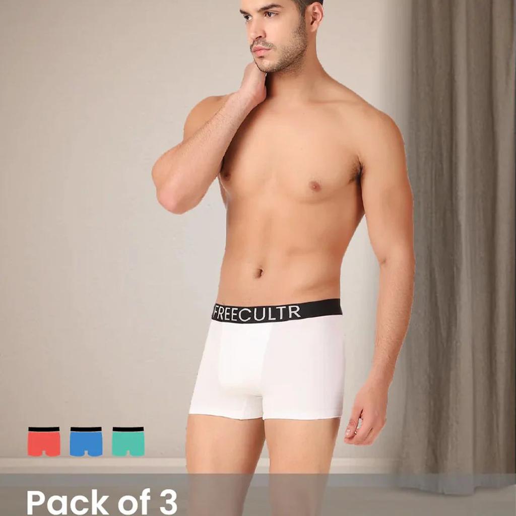 Men's Organic Cotton Trunks Pack of 3