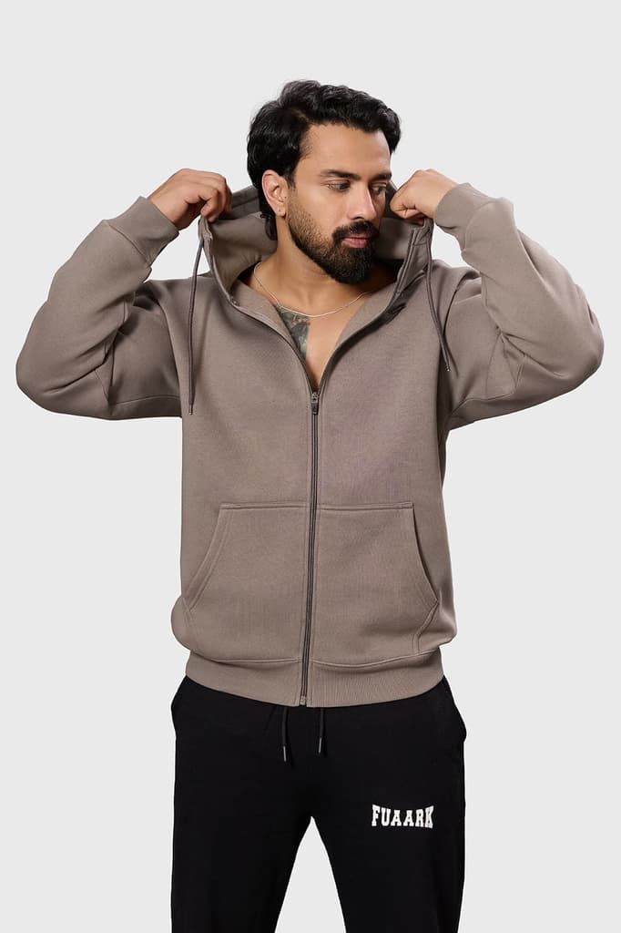 Brookline Oversized Jacket Brown