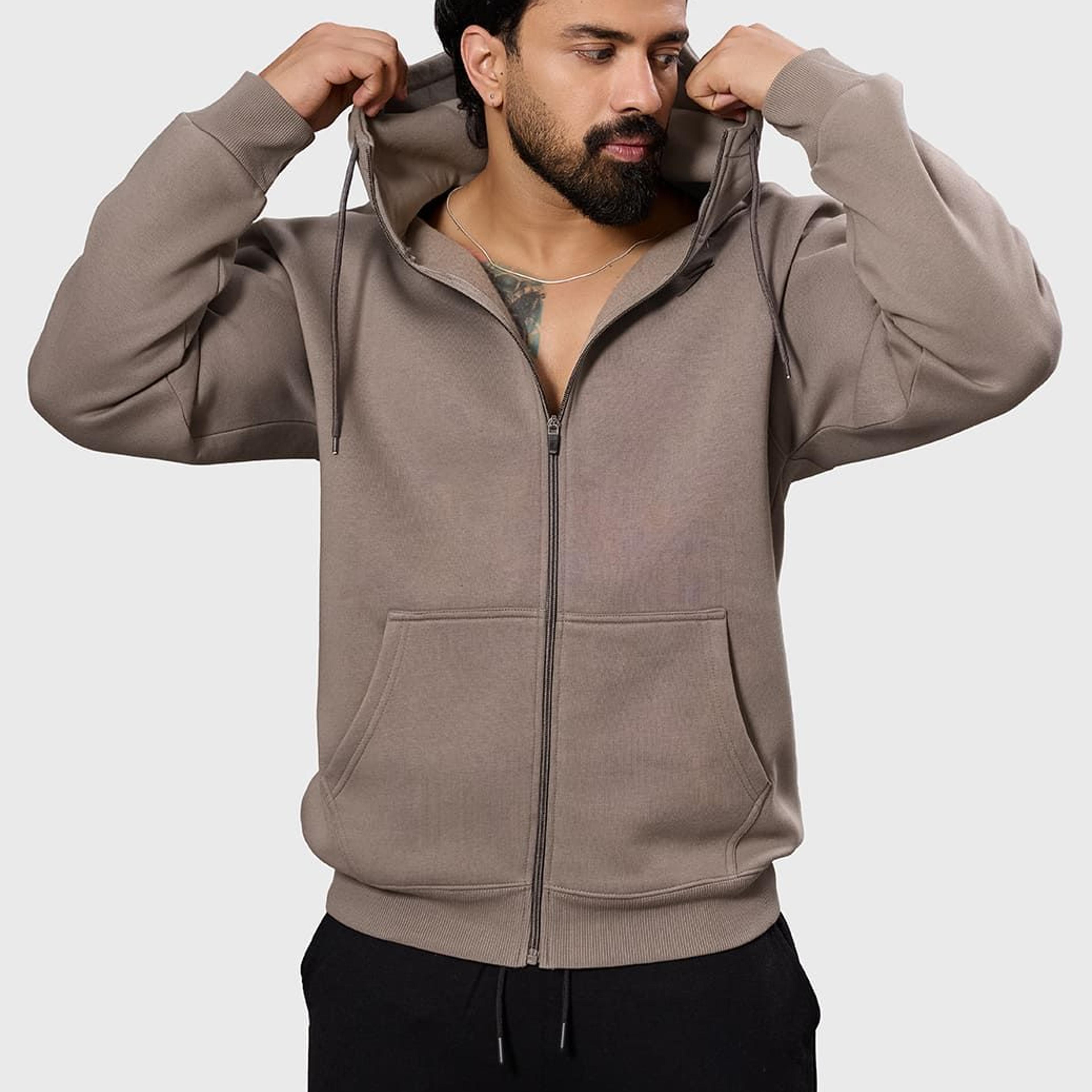 Brookline Oversized Jacket Brown
