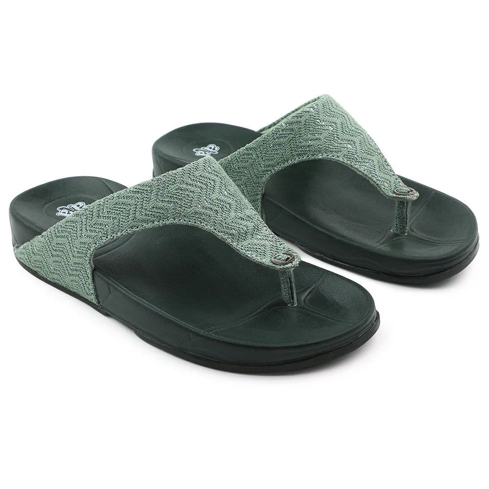 A-HA Green Casual Slipper For Women DIVA-60E By Liberty — photo 2