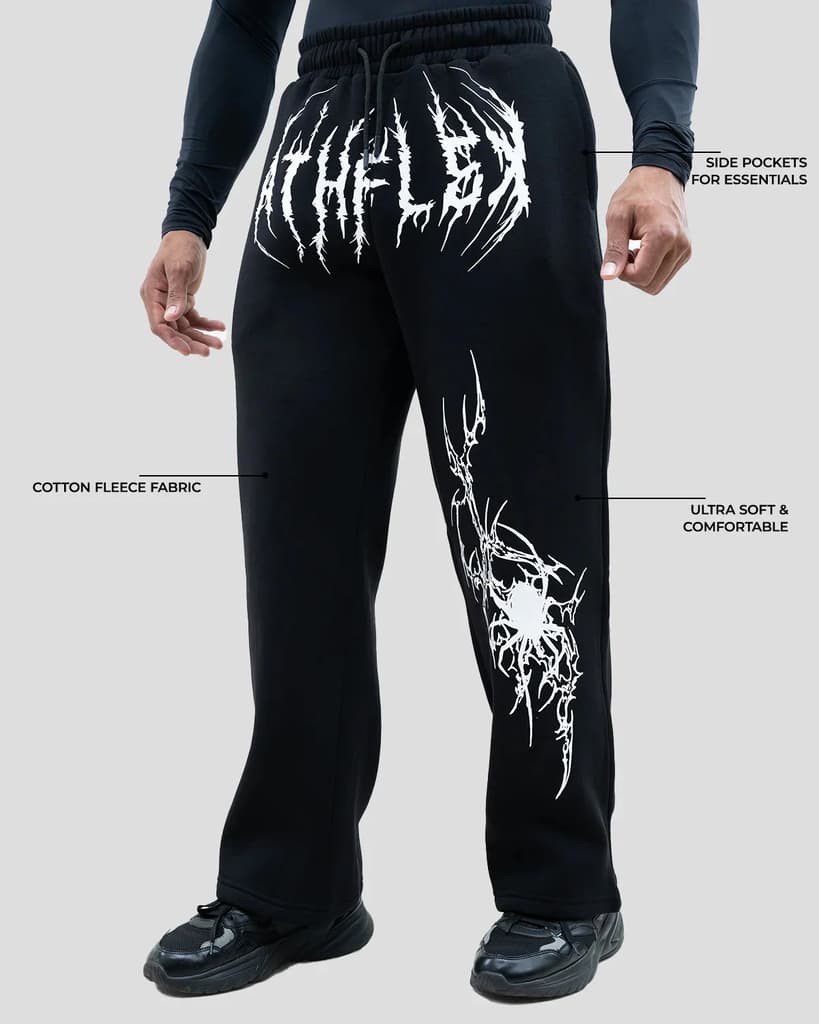 Dark Flex Straight Pants — photo 4