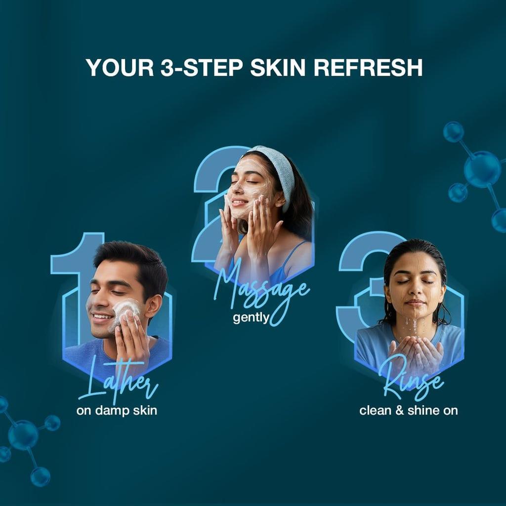 Hydra Glass Face Wash Glass-Skin Glow Cleanser