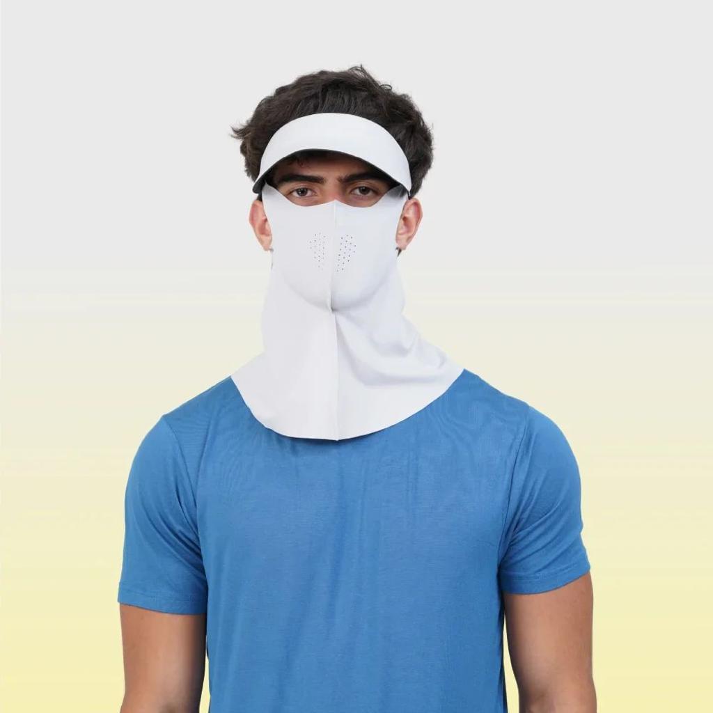 Sunscreen Mask with Neck Cover & Ditachable Visor