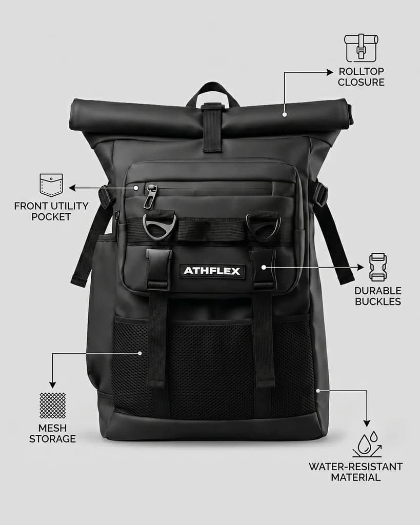 Athflex Roll Top Bag — photo 4