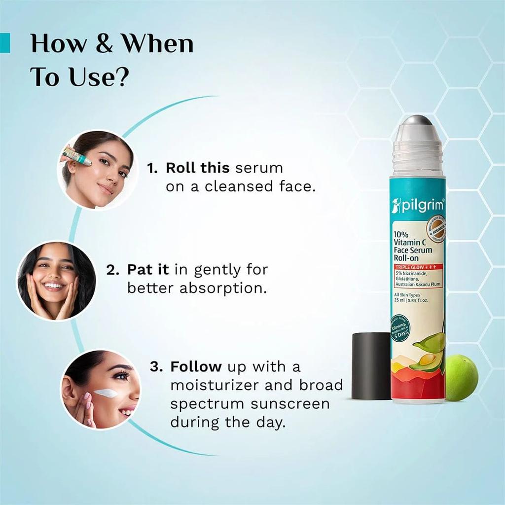 10% Vitamin C Face Serum Roll-On
