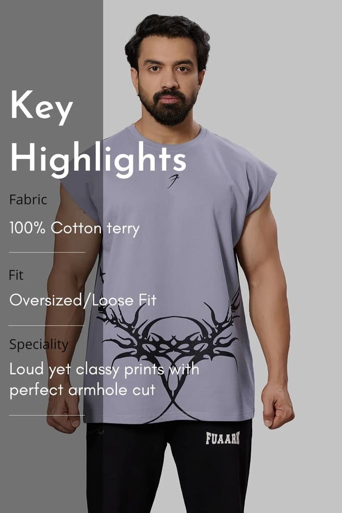 Immortal Capsleeves Tank Light Grey — photo 8