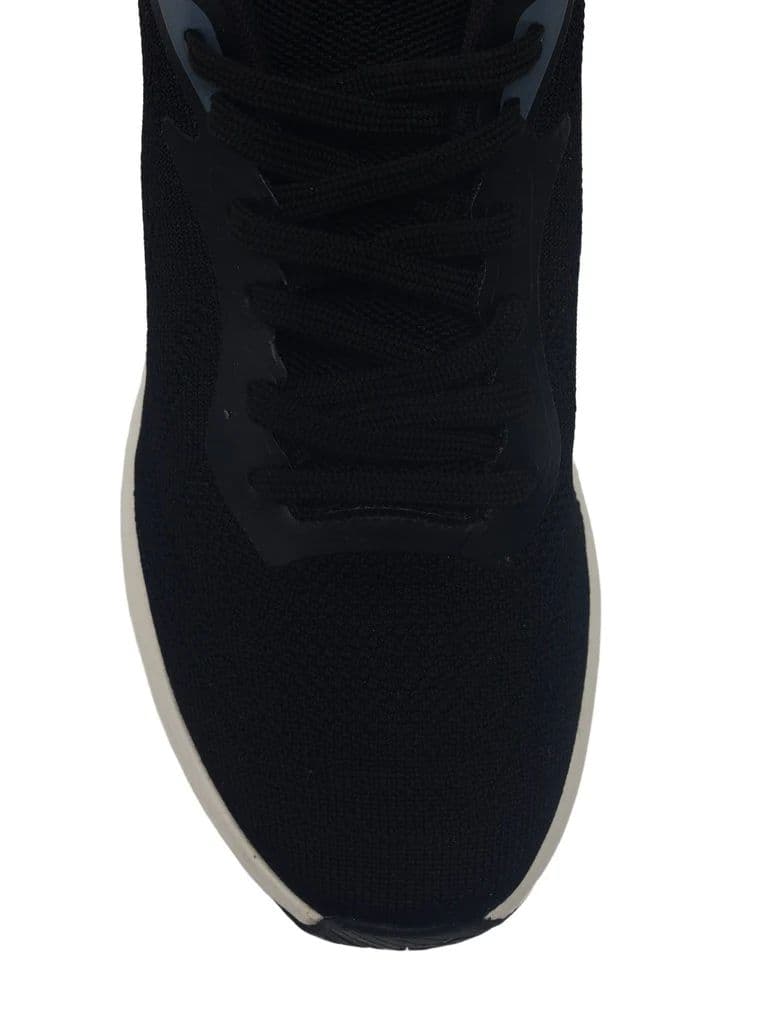 SOLEPLAY Black Knit-Textured Sneakers — photo 4