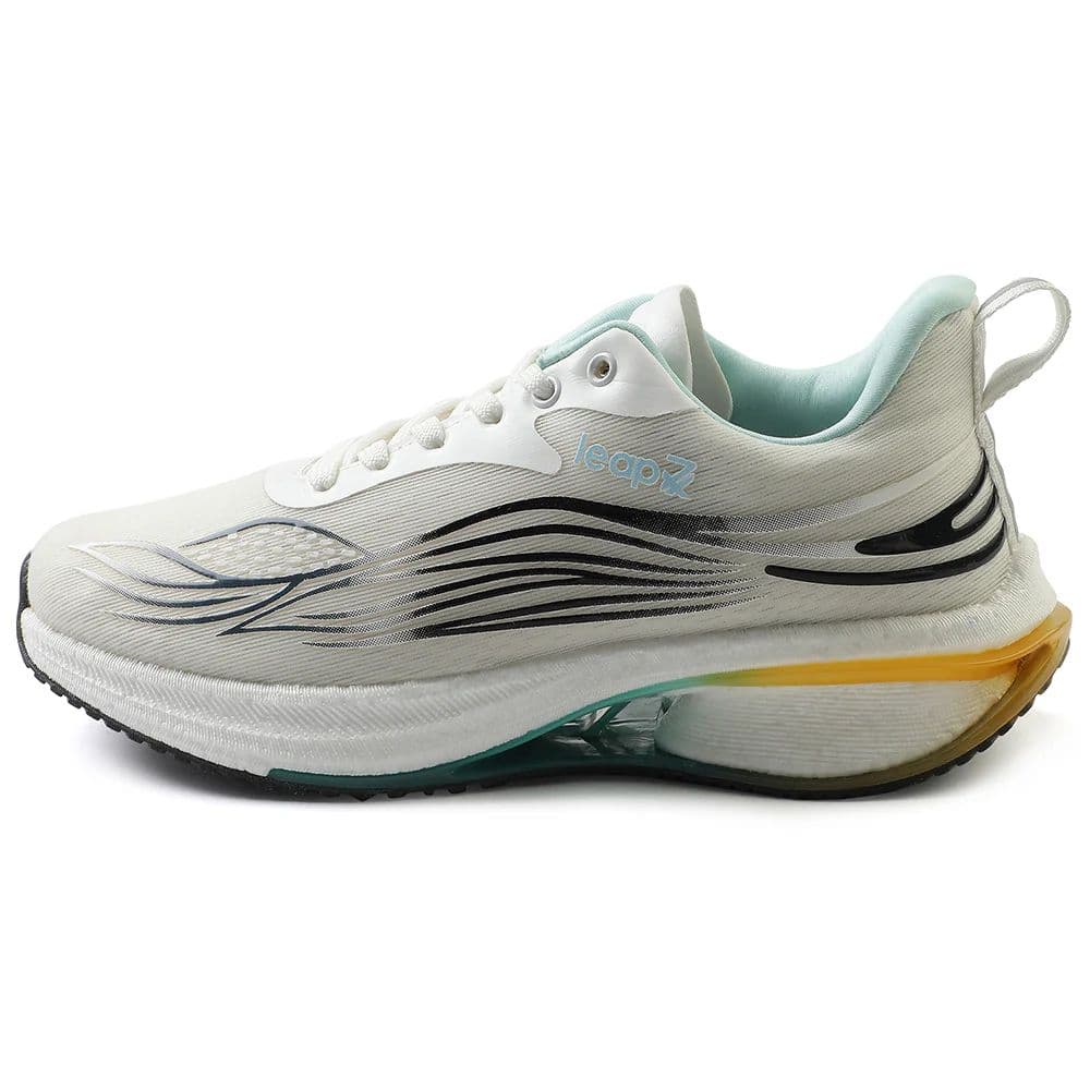 Leap7x White Sports Lacing Running Shoes For Men MOSCOW-2 By Liberty — photo 3