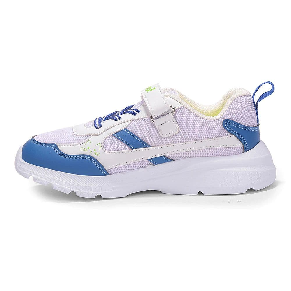 Leap7X TOTSTREND3 White Sports Non Lacing Walking Shoes for Kids by Liberty — photo 6