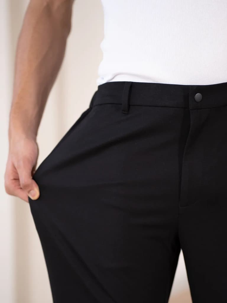 Compass Black Stretchable Travel Pants — photo 3