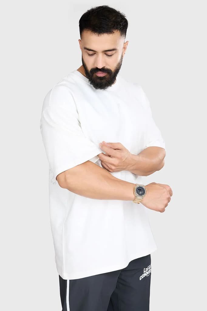 Heavyweight Oversized T-shirt White — photo 2