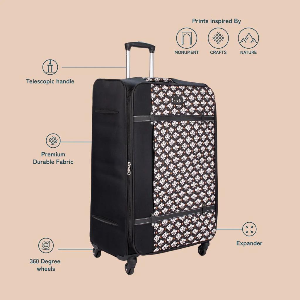 Bidri Kaiser Saira Black Trolley x Bidri Kaiser Pro backpack