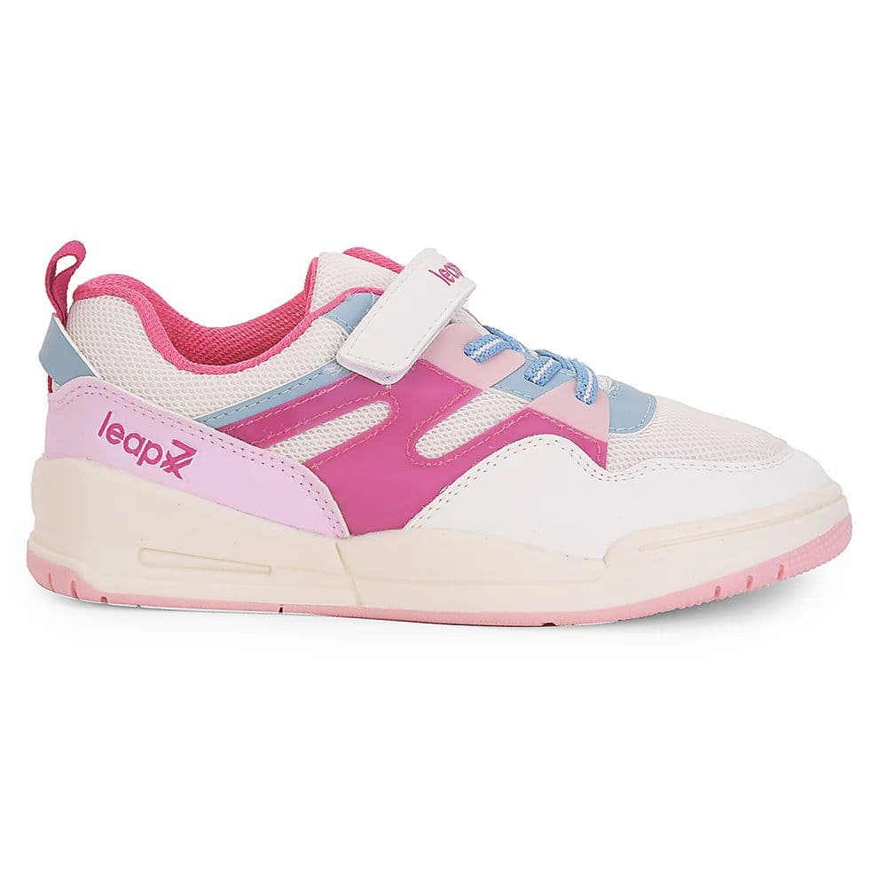 Leap7x Pink Casual Non Lacing Sneakers For Kids ENVY-5VE By Liberty — photo 2