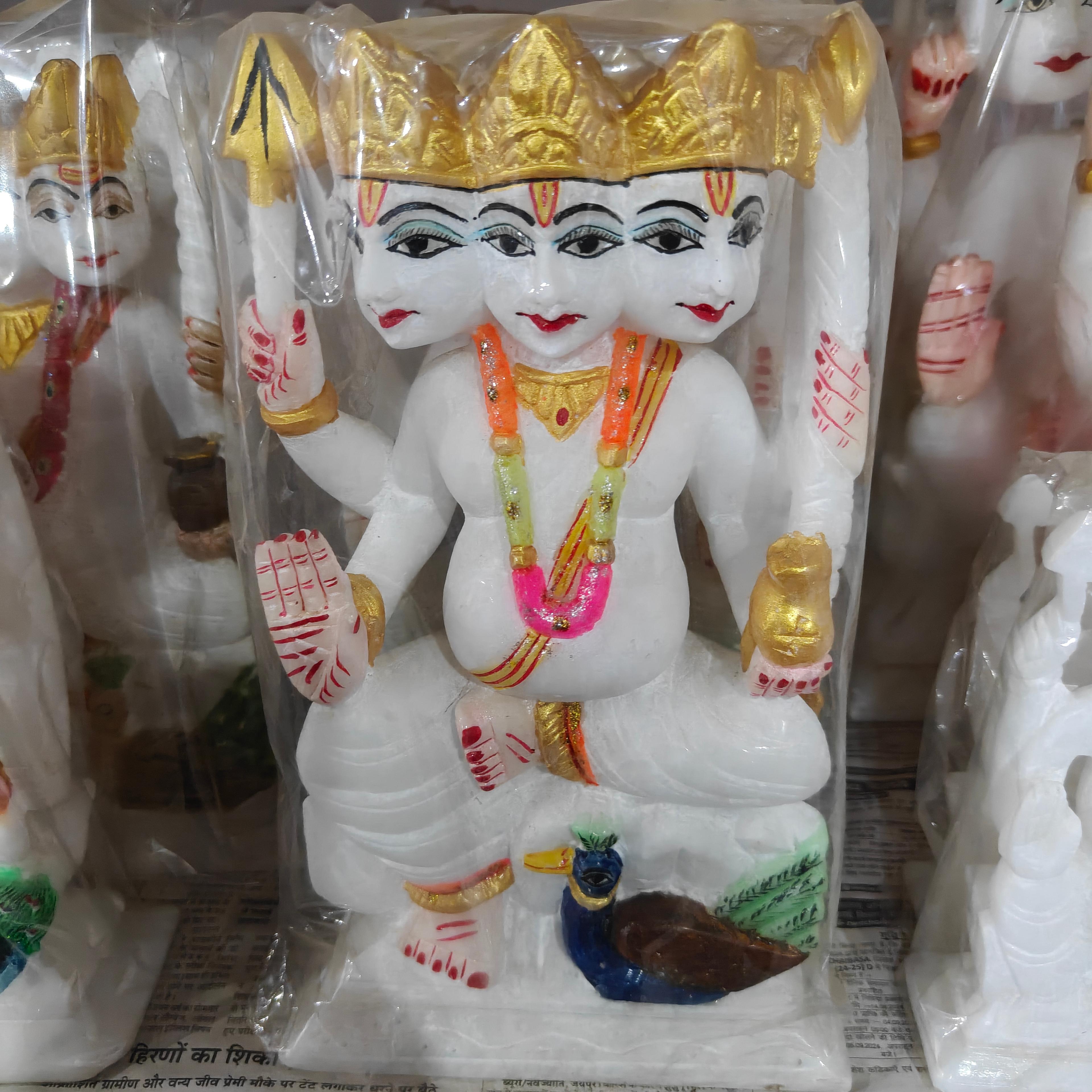 Hindu God Statue | Gold | Wood | Decorative