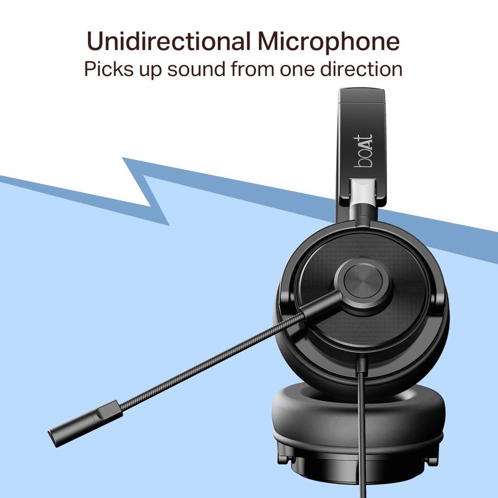 Bassheads 901 Pro | Wired Headset with Retractable Mic, Remote Control & Adjustable Headband