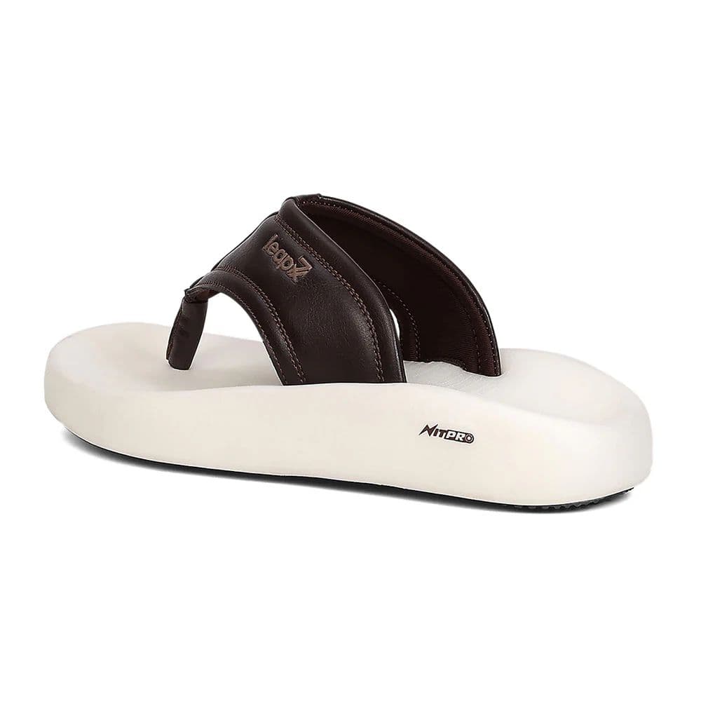 Leap7X NITWALK-31 Men's Brown Slip-on Slippers - Nitro Sole with Molded EVA Comfort — photo 3