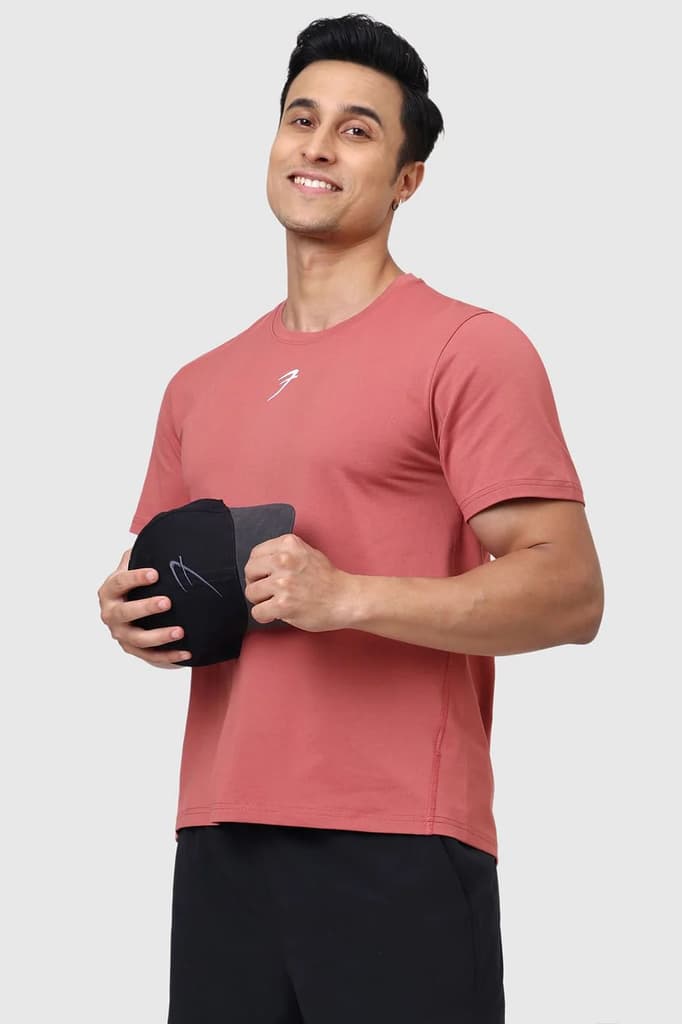 Pulse Running T-shirt Cranberry — photo 6