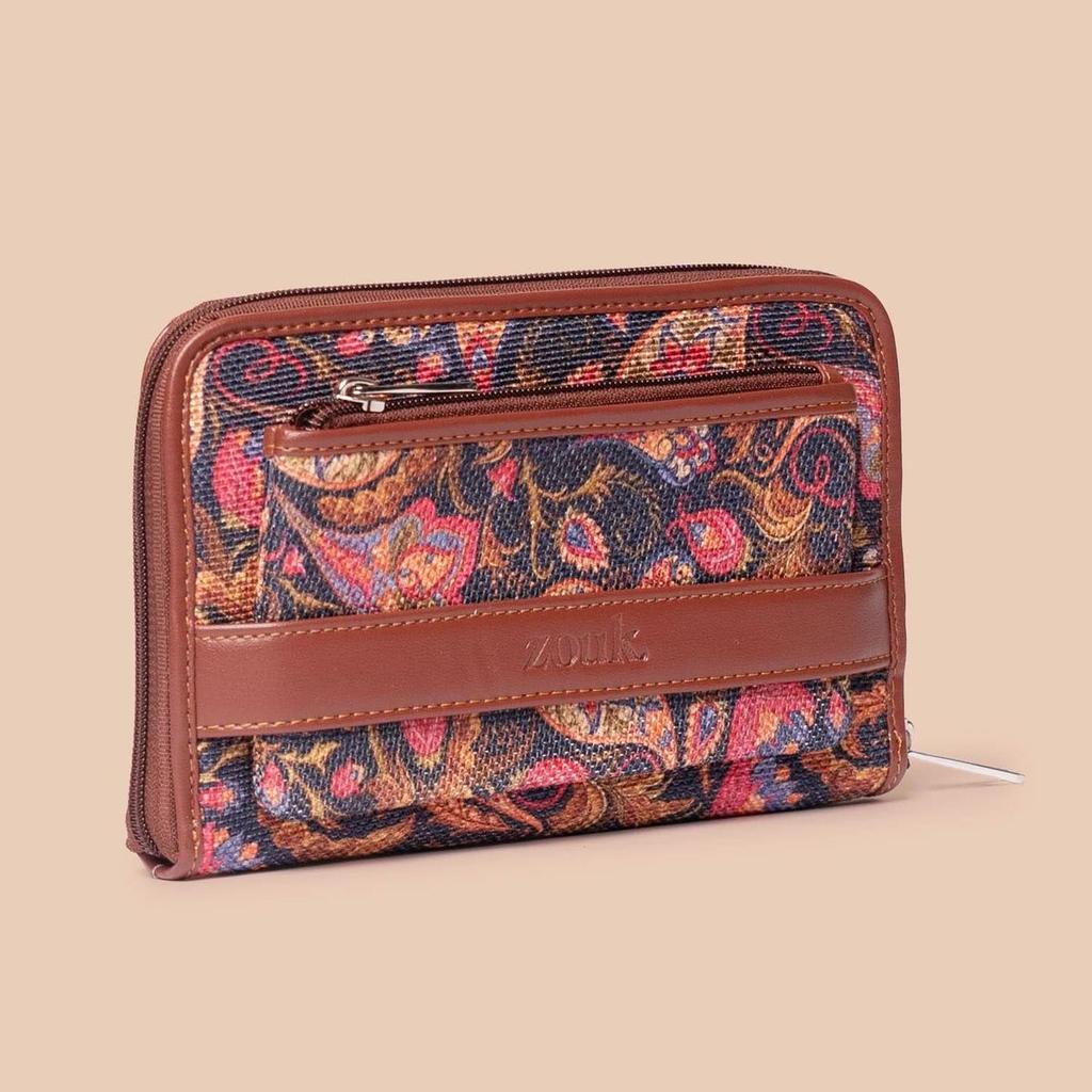 Bidri Kaiser & Paisley Print - Women's Work Bag & Classic Zipper Wallet Combo — photo 9