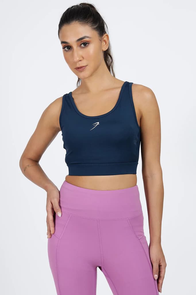 Active Full Support Sports Bra Navy — photo 3