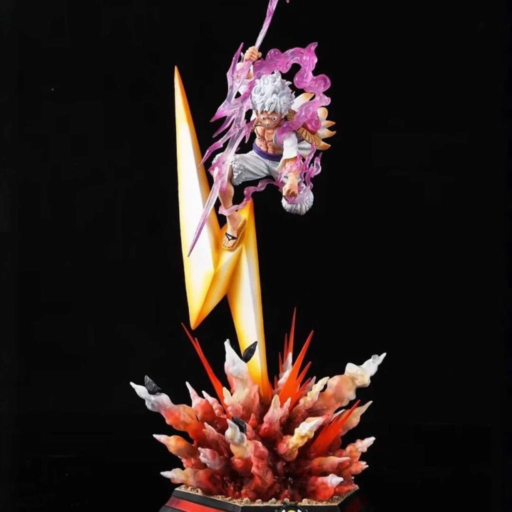 Nika Luffy LED Light-Up Statue (46cm) — Lightning Effect Action Figure Collectible — photo 6