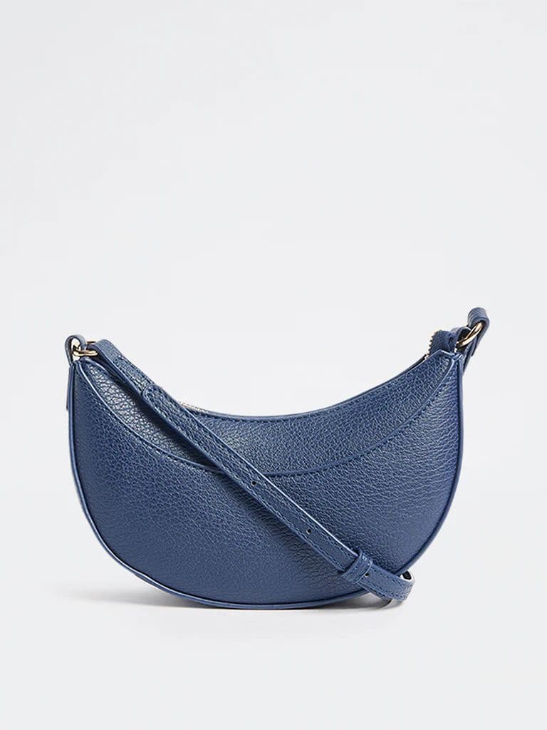 Westside Navy Textured Crescent Sling Bag — photo 4