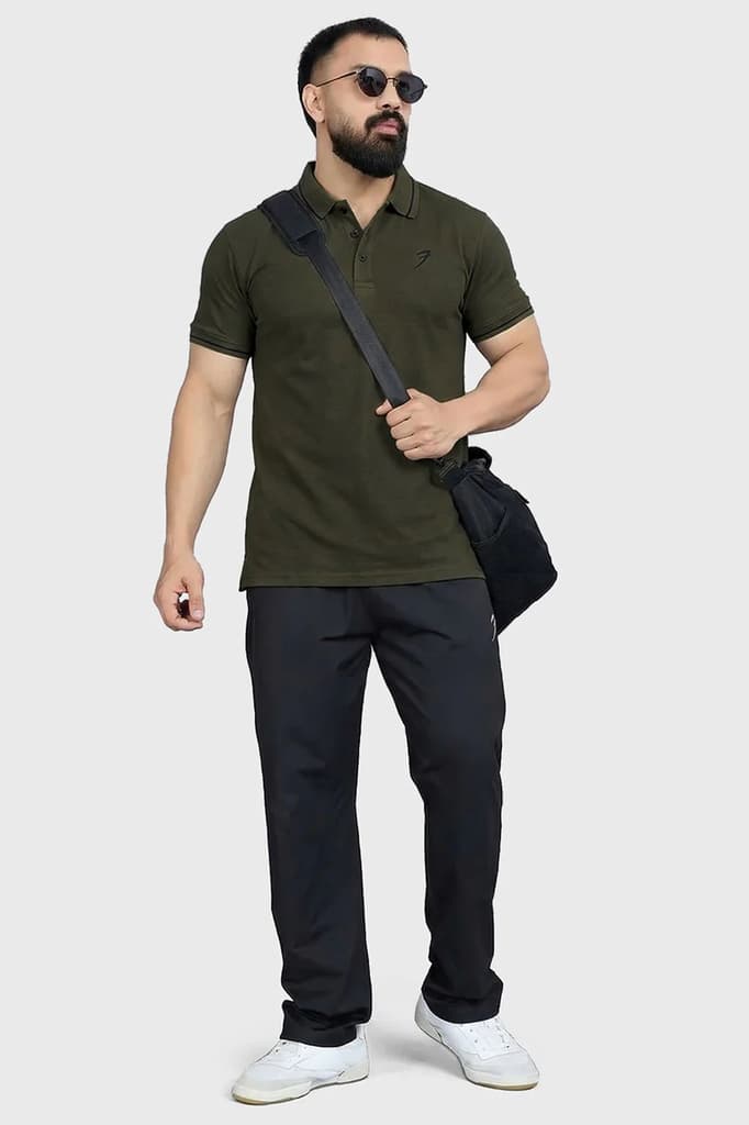 Mark Polo T-shirt Olive — photo 3