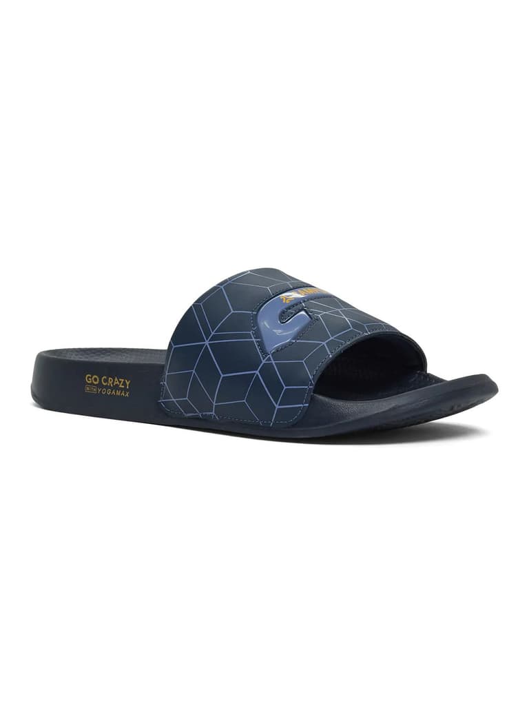 SL-477 Navy Men's Slides — Navy / 6