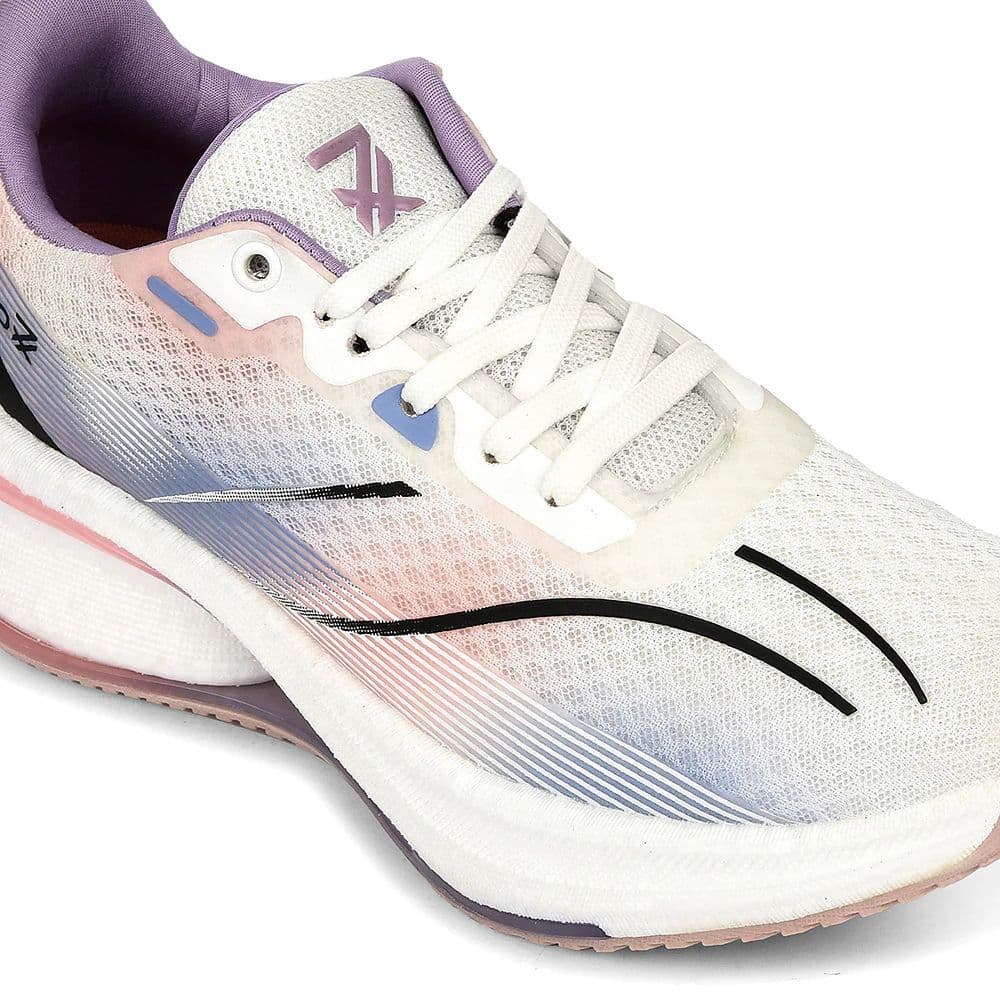 Leap7x Purple Sports Lacing Running Shoes For Women ARMENIA By Liberty — photo 4