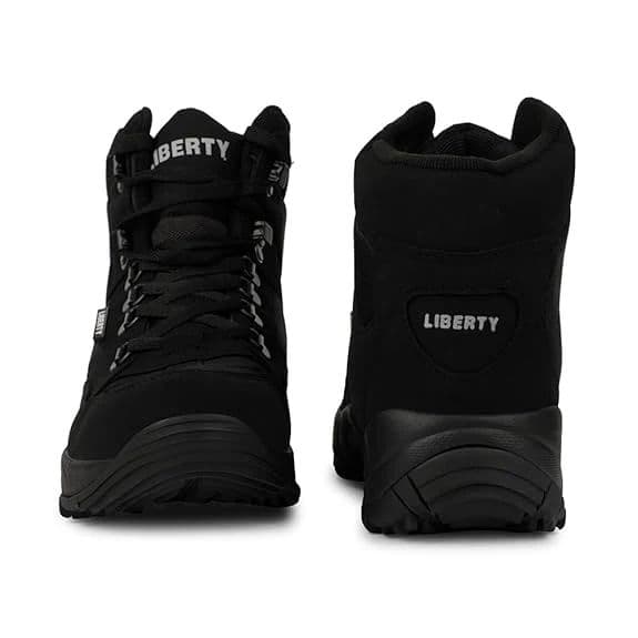 Freedom Black Lacing Safety Shoes For Men EVEREST-4J By Liberty — photo 6