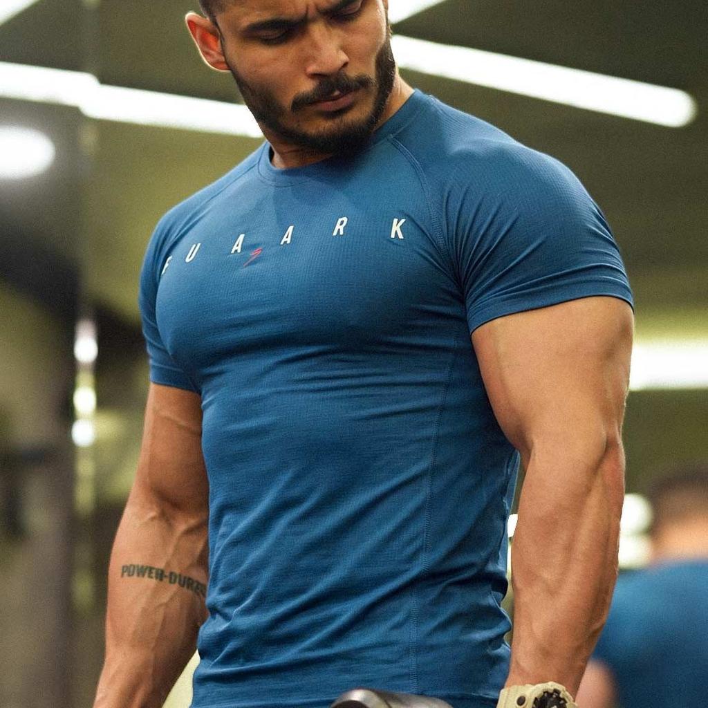 Checks T-shirt Teal