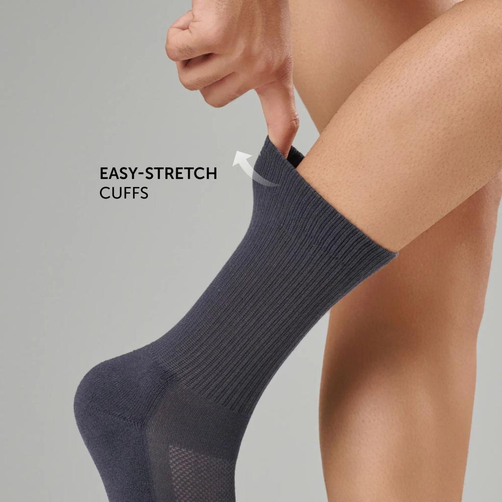 Crew-Length Socks - Graphite Grey
